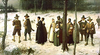 George H. Boughton "Pilgrims Going to Church"